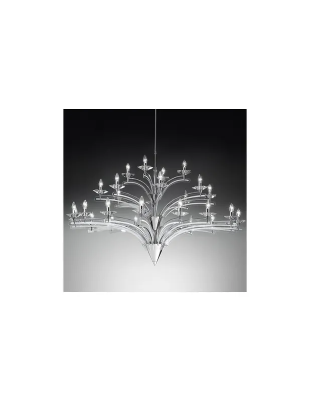 Offerta Icaro 28 luci Metallux lampadario classico