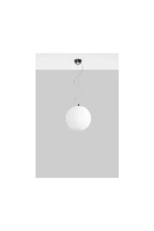 Scelto Dai Clienti Lumen Center Iceglobe S lampadario a palla in policarbonato microforato