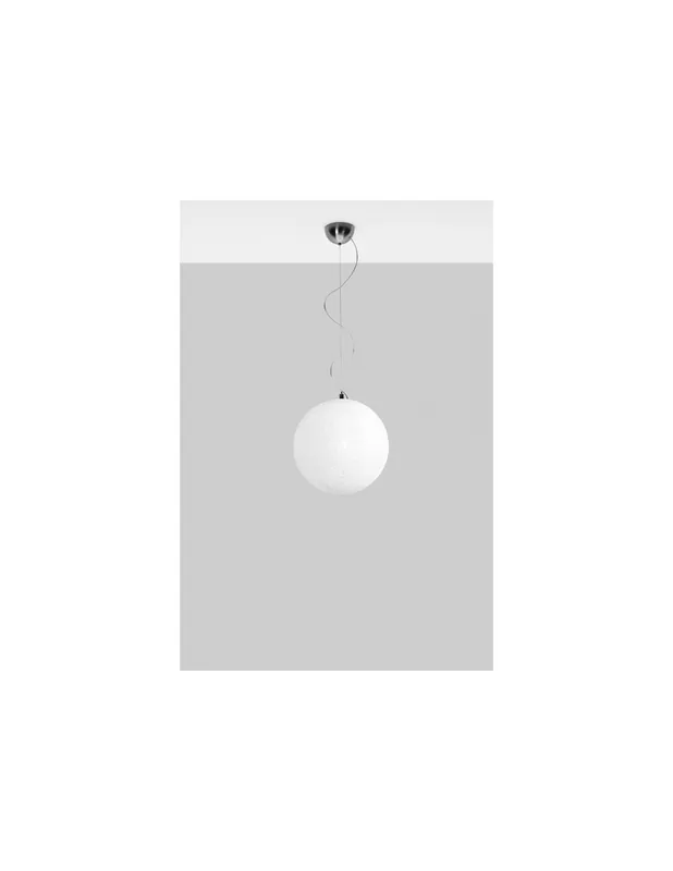 Scelto Dai Clienti Lumen Center Iceglobe S lampadario a palla in policarbonato microforato
