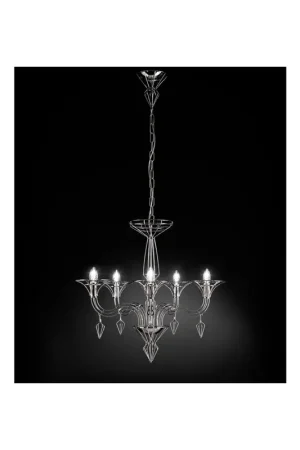 Spedito Oggi Dedalo 192.155 Metallux lampadario moderno 5 luci