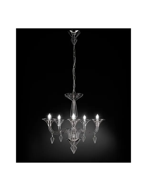 Spedito Oggi Dedalo 192.155 Metallux lampadario moderno 5 luci