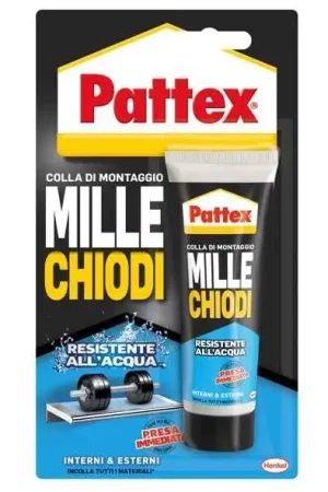 Ultimissimo Modello Mastice adesivo di montaggio esterni e interni MILLECHIODI Water Resistant 100g