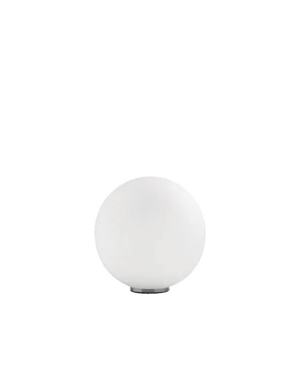Ideal Lux Mapa Bianco TL1 D20 lampada da tavolo vetro bianco Offerta