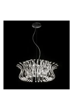 Wave 234.165 Metal lux lampadario moderno in vetro Sconto