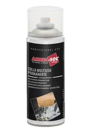 Più Venduto Colla multiuso spray permanente ad elevate prestazioni Ambro-Sol 400 ml