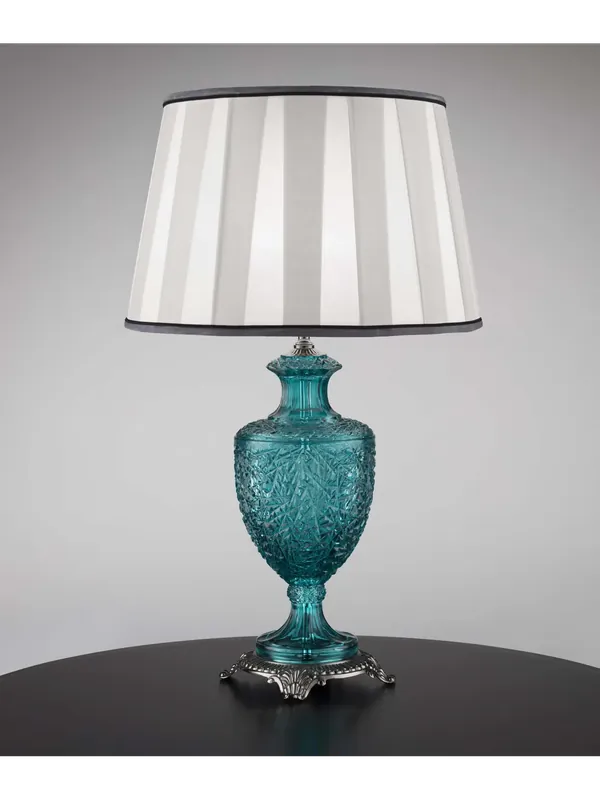 Lume grande classico in vetro murano turchese luxury m139 Promozione