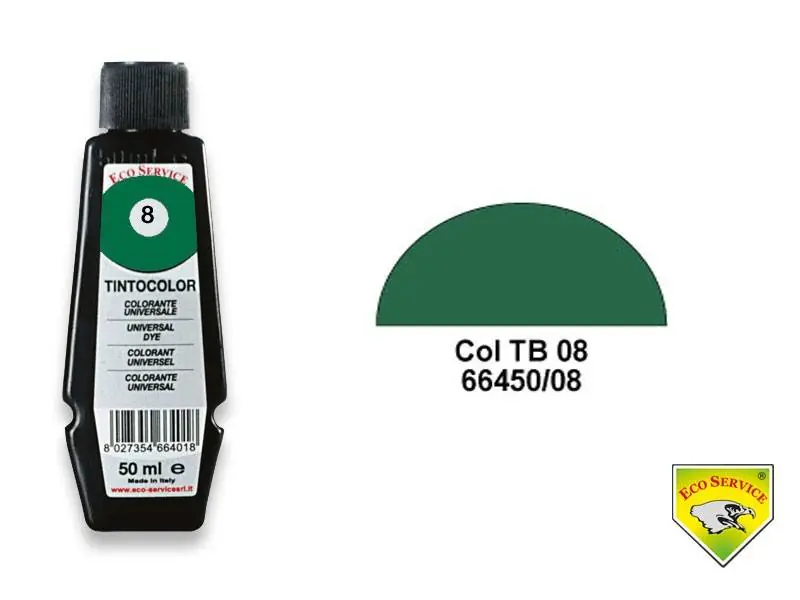 Colorante universale per idropitture e smalti alchidici 50ml VERDE-08 Offerta Del Giorno