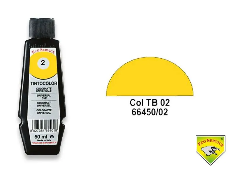 Colorante universale per idropitture e smalti alchidici 50ml GIALLO-02 Non Perdere