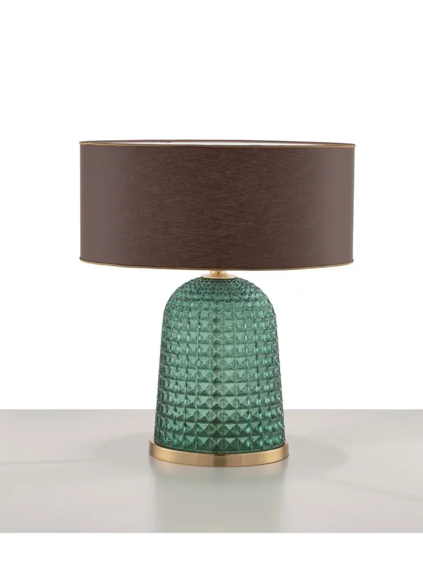 Lume grande classico in vetro murano verde luxury m135 Vendita Finale