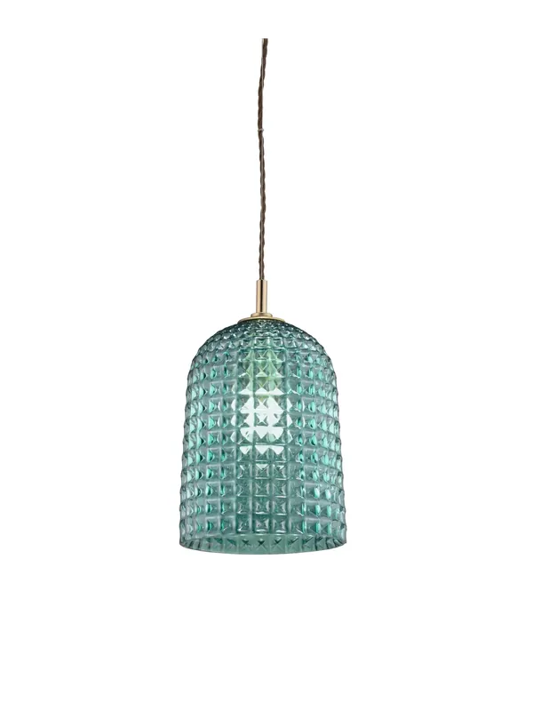 Lampadario a sospensione moderno in vetro murano verde luxury m134 Saldi
