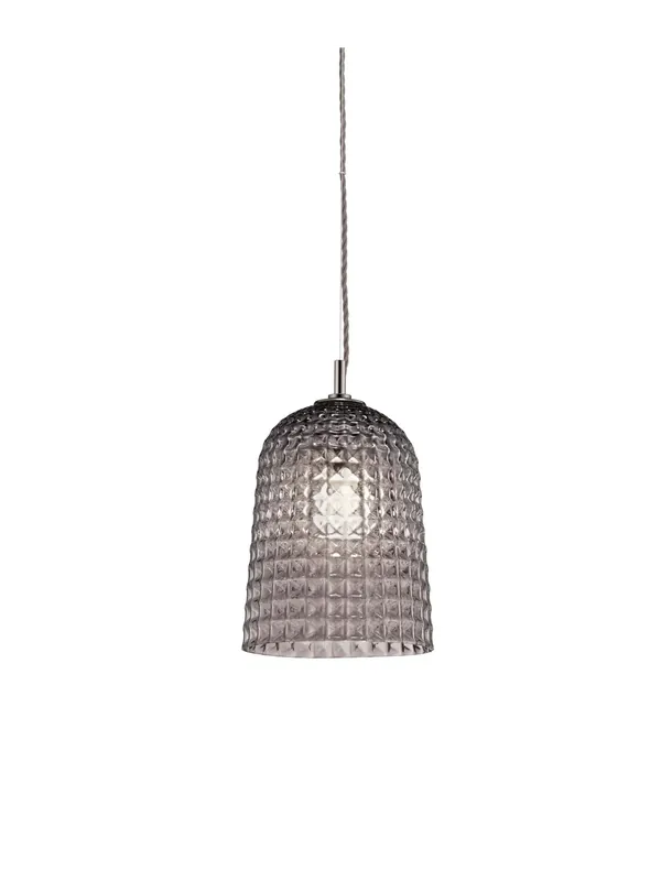 Lampadario a sospensione moderno in vetro murano fumè luxury m133 Reso Gratuito