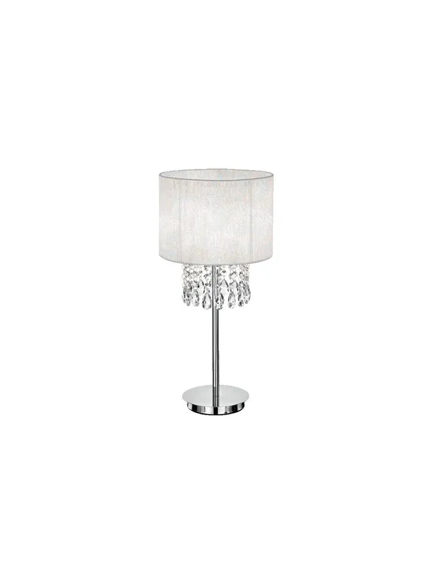 Ideal Lux Opera TL1 lampada da tavolo classica con pendagli in cristallo molato Quantità Limitata
