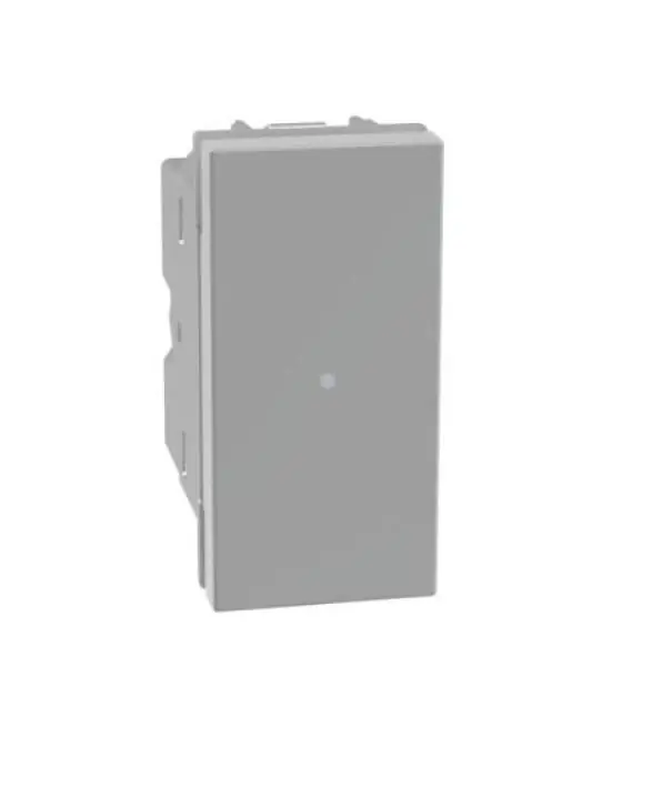 Interruttore assiale Bticino MatixGo 1P 10AX illuminabile grigio - JG4051 Reso Gratuito