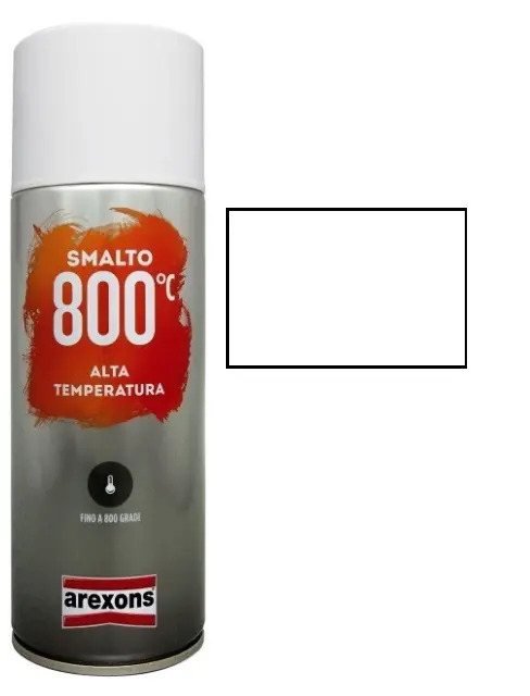 Prezzo Basso Smalto spray 400ml Alta Temperatura 300° Trasparente