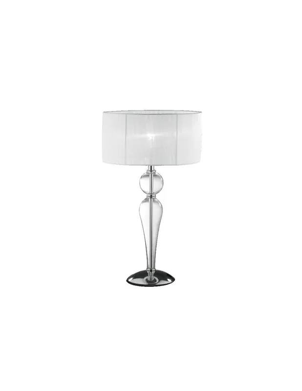 Ideal Lux Duchessa TL1 Big lampada da tavolo classica in vetro soffiato E27 60W Promozione Esclusiva