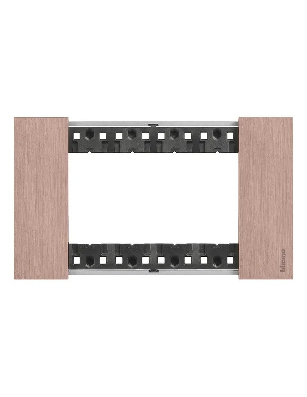 Placca 4 moduli living now rame materiale zama Compra Online