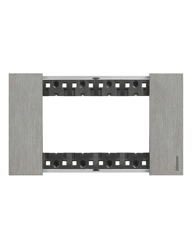 Più Venduto Placca 4 moduli living now acciaio materiale zama