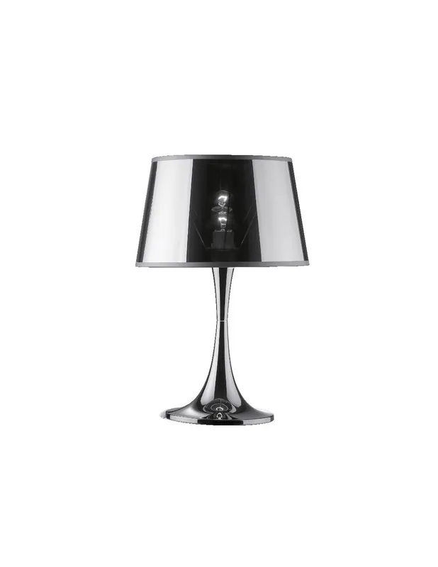 Ideal Lux London Cromo TL1 Big lampada da comodino moderna color cromo E27 60W Reso Gratuito