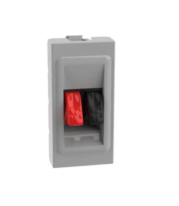 Promozione Connettore per altoparlanti Bticino MatixGo home cinema grigio - JG4294