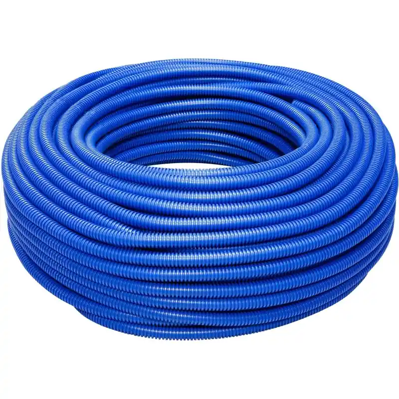 corrugato elettrico flessibile diametro 20 pieghevole azzurro con tirafilo matassa da 100 metri as3993 Occasione Imperdibile