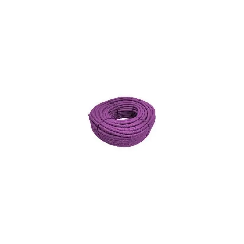Offerta Limitata corrugato elettrico flessibile diametro 20 pieghevole viola con tirafilo matassa da 100 metri as4108