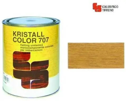 Più Venduto Vernice flatting uretanica monocomponente per imbarcazioni Kristall Color 707 Incolore 1000 ml