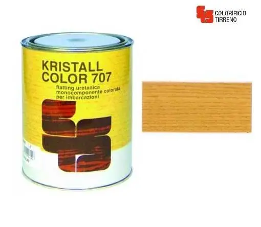 Bestseller Vernice flatting uretanica monocomponente per imbarcazioni Kristall Color 707 Pino 1000 ml