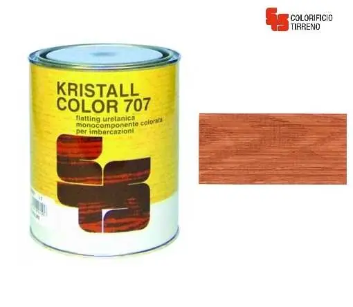 Vernice flatting uretanica monocomponente per imbarcazioni Kristall Color 707 Douglas 1000 ml Pagamento Sicuro