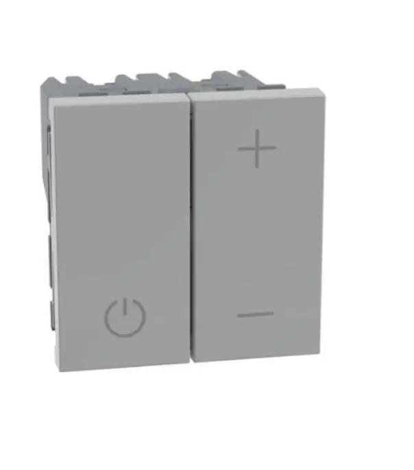 Ultime Pezzi Dimmer a pulsante Bticino MatixGo uscita 0-10V 2 moduli grigio - JG4410