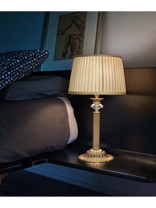 Ordina Subito Lumetto in ottone e cristallo classico a 1 luce luxury m059 swarovsky