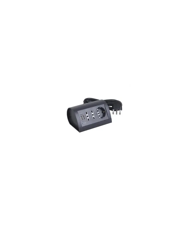 Spedizione Espresso Multipresa elettrica universale scrivania ciabatta s3711gu ticino