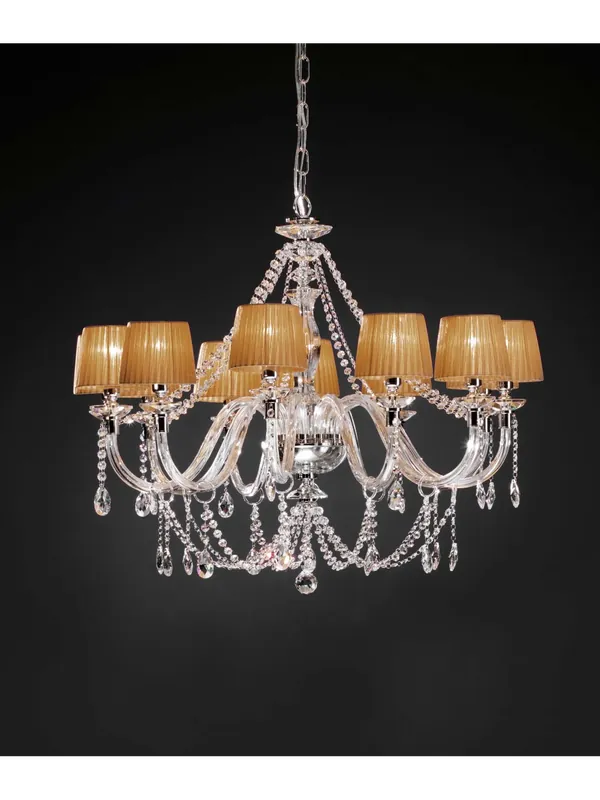 Lampadario classico lusso in cristallo a 12 luci luxury m040 swarovsky Offerta Del Giorno
