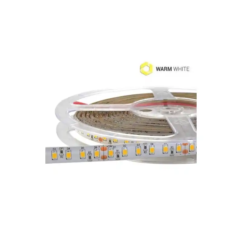 Ordina Subito strip led striscia 24v ip65 90w 18w al metro super luminosa cri95 luce calda bobina 5 metri 6793
