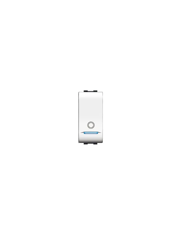 Pulsante elettrico life illuminabile unipolare 16a bianco elettrocanali Prezzo Basso
