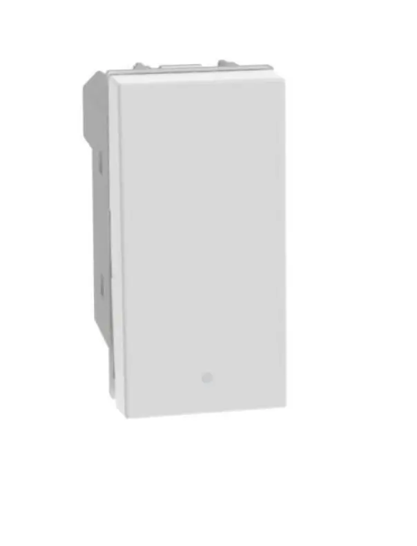 Pulsante basculante Bticino MatixGo 1P NO 10A illuminabile bianco - JW4005 Consegna Rapida