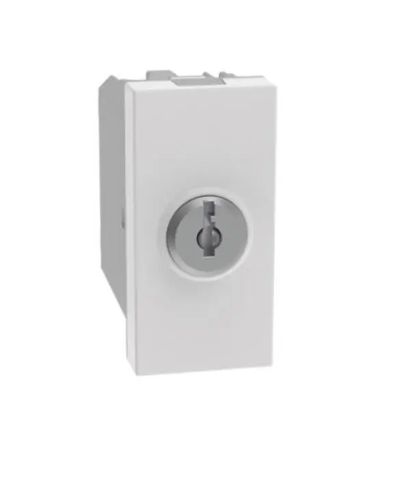 Deviatore a chiave Bticino MatixGo 1P 10AX 1 modulo bianco - JW4022 Saldi