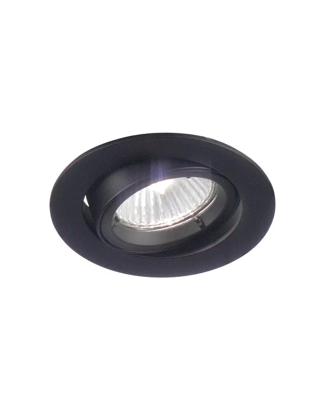Rossini Thera 205984 faretto da incasso orientabile foro 82 mm - Nero Must-Have