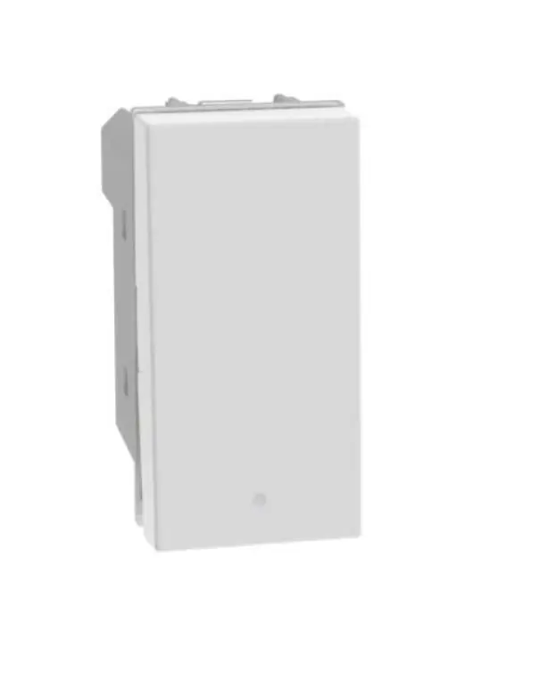 Sconto Pulsante in apertura Bticino MatixGo 1P NO NC 10A illuminabile bianco - JW4034
