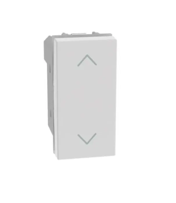 Pulsante doppio Bticino MatixGo interbloccato 1 modulo bianco - JW4037N Super Prezzo
