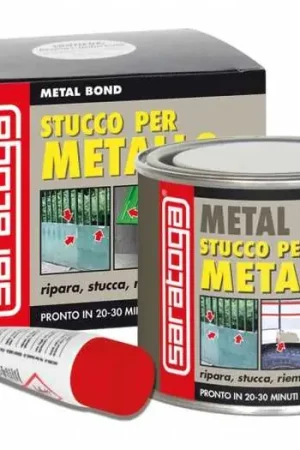 Più Venduto Stucco METALLO Metal Bond Saratoga 125ml per otturazioni di fori e ricostruzione di parti metallici