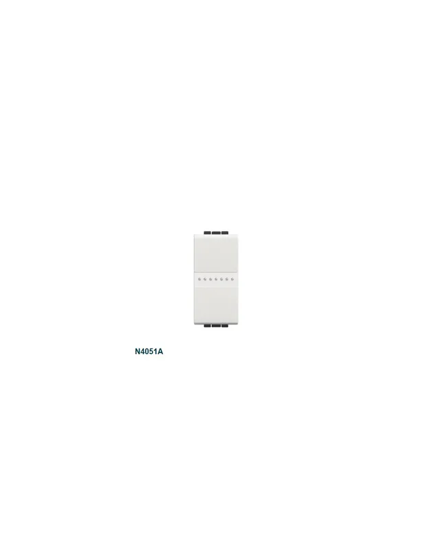 Offerta Interruttore assiale living light ll ax 1p 16a 1m bianco n4051a
