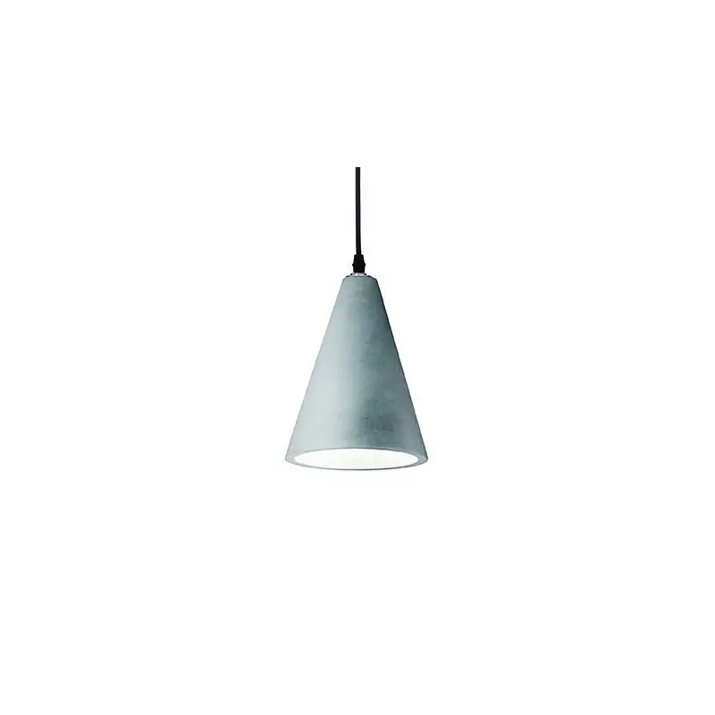 Promo Stagionale ideal lux oil 2 sp1 cemento sospensione una luce lampadario di design moderno a soffitto IDEAL LUX 110424