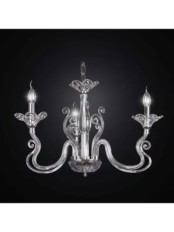 Spedizione Espresso Lampadario in cristallo a 3 luci BGA 2129/3 design swarovsky