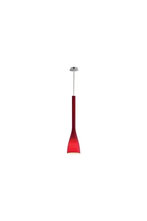 A Buon Prezzo ideal lux flut sp1rosso lampada a sospensione una luce piccola pendente di design IDEAL LUX 035703