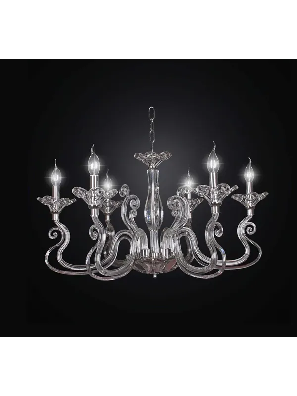 Lampadario in cristallo a 6 luci BGA 2129/6 design swarovsky Più Venduto