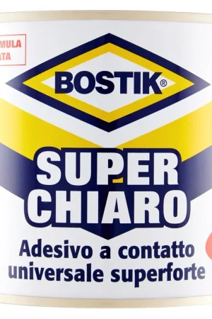 Subito Disponibile Colla adesivo universale superforte Bostik Superchiaro 400g per gomma, cuoio, feltro, laminati, moquettes e sughero