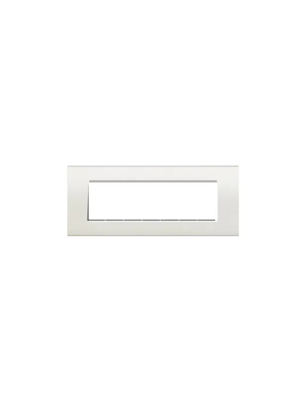 Placca living light serie quadra 7p bianca LNA4807BI Bticino Compra Online