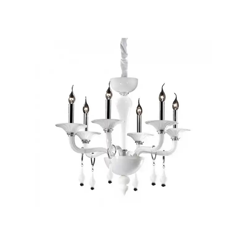Ultime Pezzi ideal lux miramare sp6 lampada a sospensione appeso a soffitto pendente a 6 luci IDEAL LUX 068183