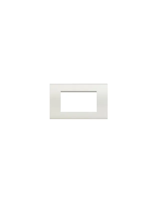 Placca copertura supporto serie living light 4P bianca LNA4804BI Bticino Scelto Dai Clienti