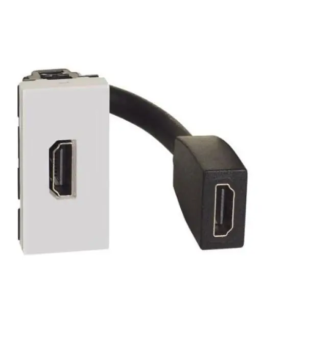 Miglior Prezzo Connettore HDMI Bticino MatixGo pre connesso 1 modulo bianco - JW4284P